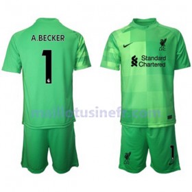 Maillot de Foot Liverpool Alisson Becker 1 Gardien Domicile 2021-22 - Enfant